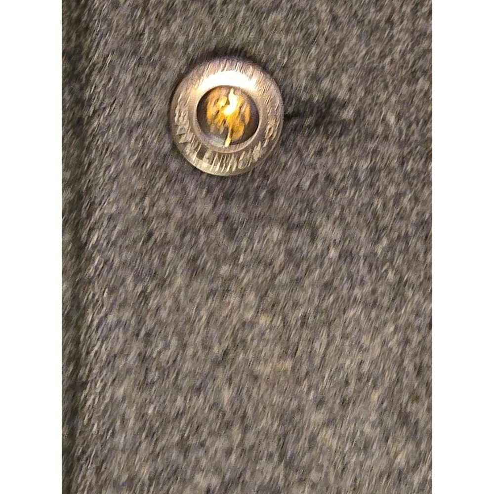 Wyoming Traders Mens L Gray Virgin Wool Western Vest Cowboy Ranch Button Down - Picture 8 of 14